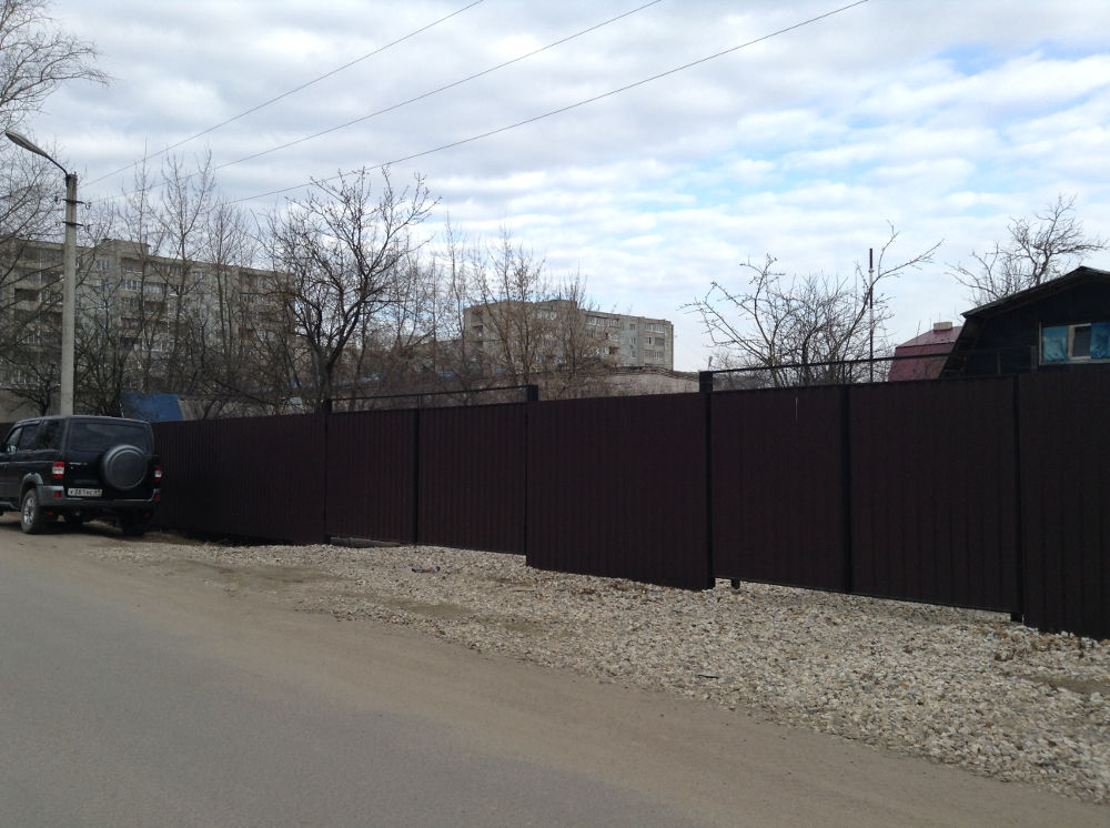 Забор на ул. Нахимова